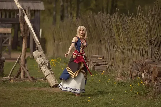 위쳐의 키이라 메츠 코스프레한 처자