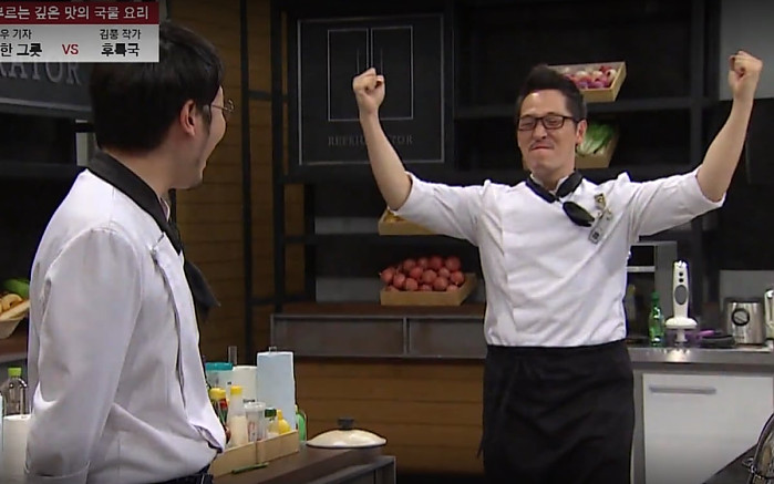 과거 4명의 백수저를 이긴 김풍