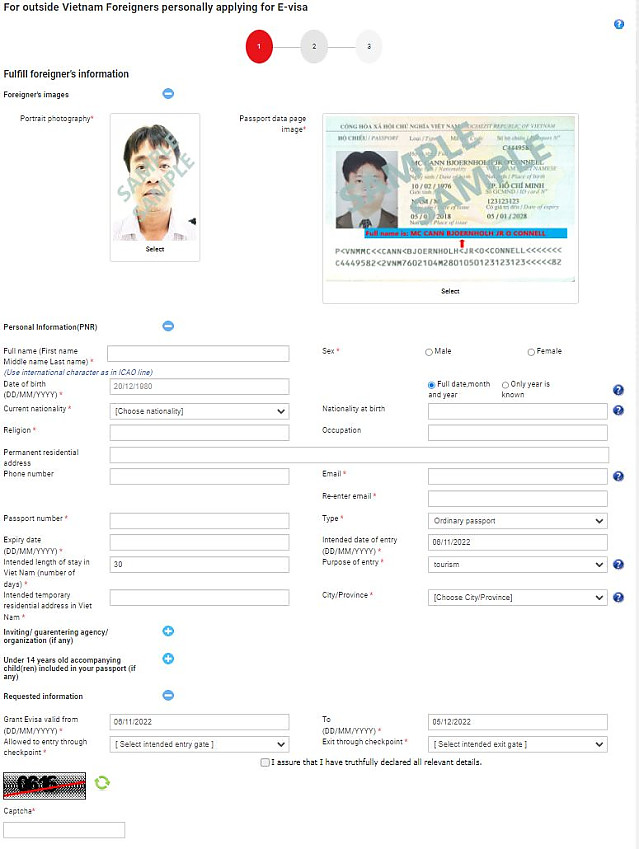 베트남(Viet Nam) E-Visa 신청방법 쉬워요.