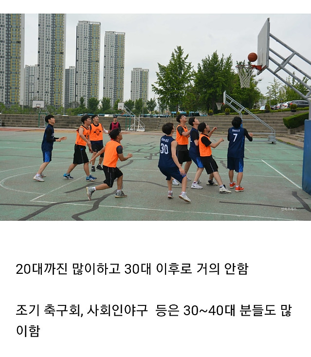 30대 넘으면 급격히 인기 없어지는 운동