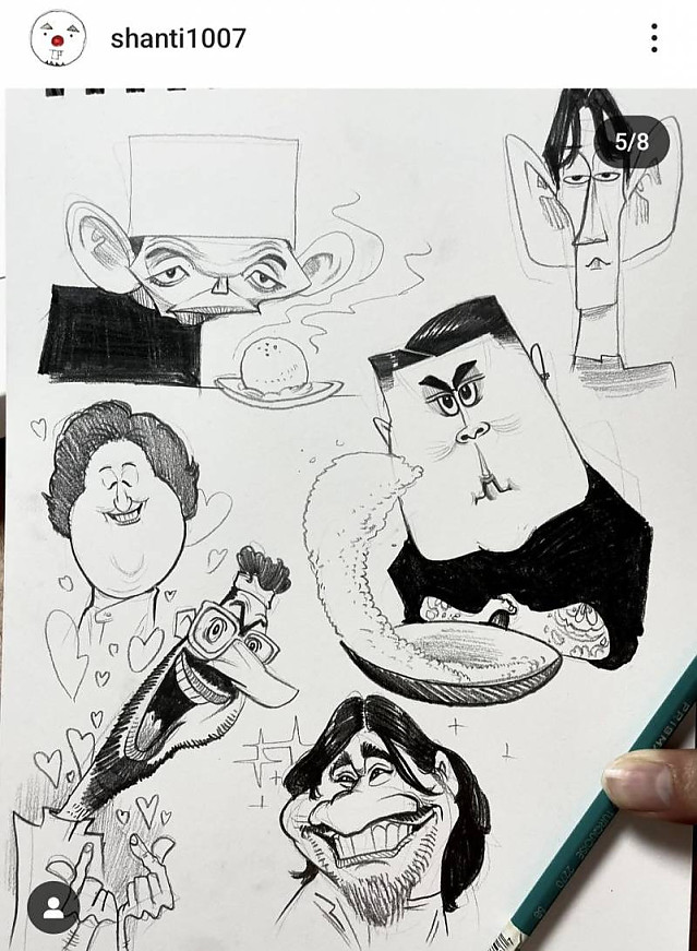 흑백요리사 캐리커쳐