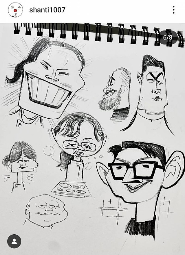 흑백요리사 캐리커쳐