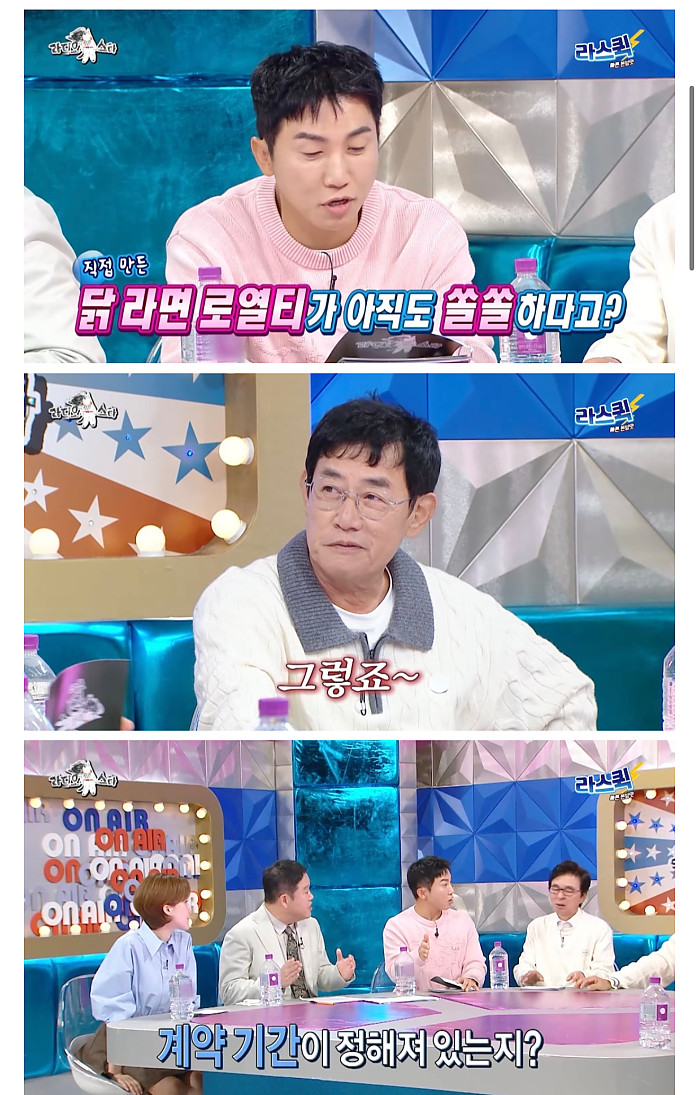 이경규의 꼬꼬면 로열티 기간