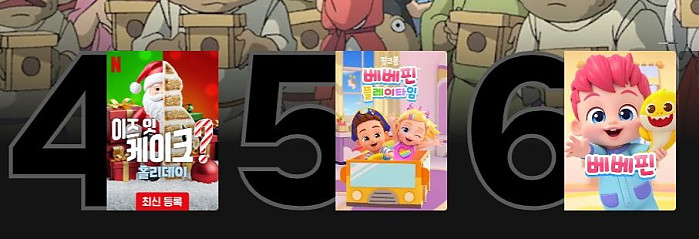 넷플 키즈 순위에 유일한 일본 작품