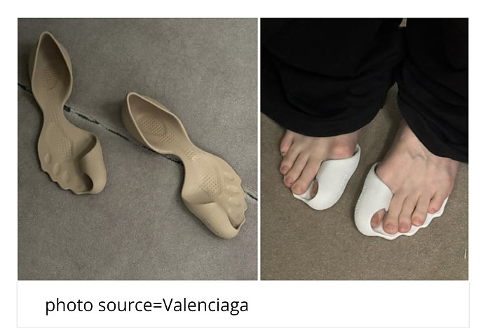 겨울철에 신기는 좀 무리로 보이는 신발