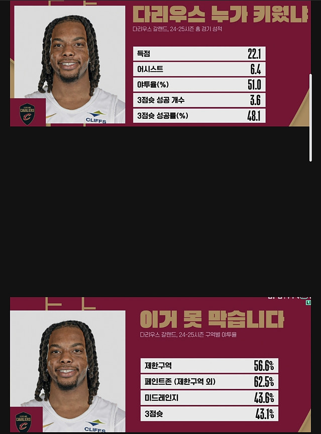 스포티비 자막 수준