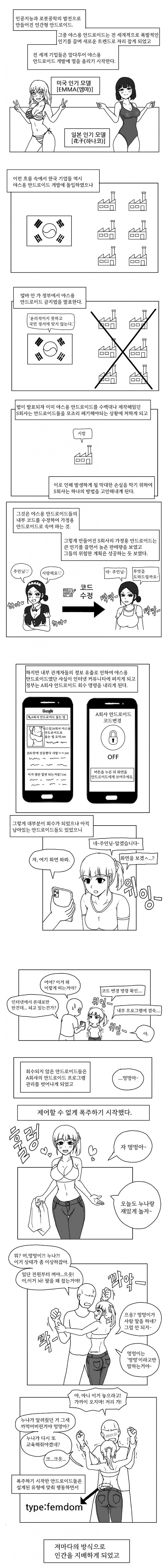 안드로이드 디스토피아.manhwa 두개