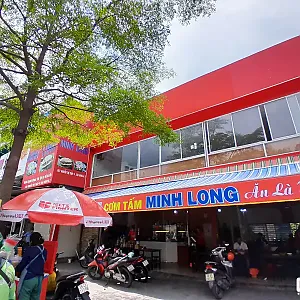 Cơm tấm Minh Long 호치민 7군 롯데마트 근처 껌승 맛집 추천!