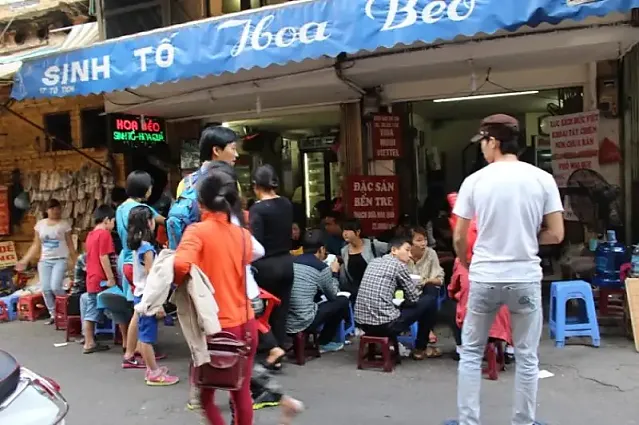 호아베오 (sinh tố hoa béo) 망고가 올라간 빙수가 유명한 디저트 맛집
