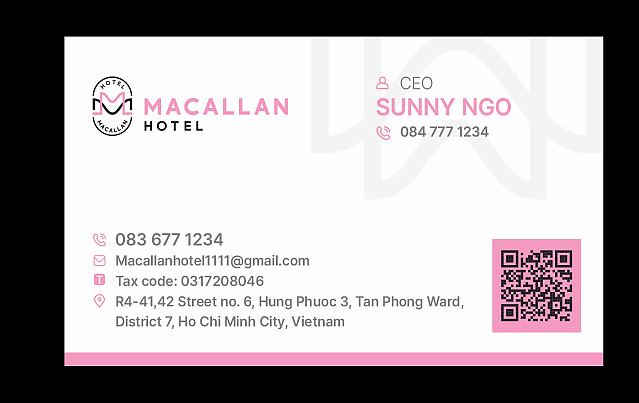 Macallan Hotel 신규호텔  [7군 푸미흥]