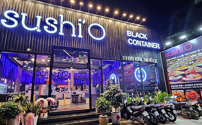 스시 뷔페 스시오 블랙컨테이너 (2군 타오디엔)