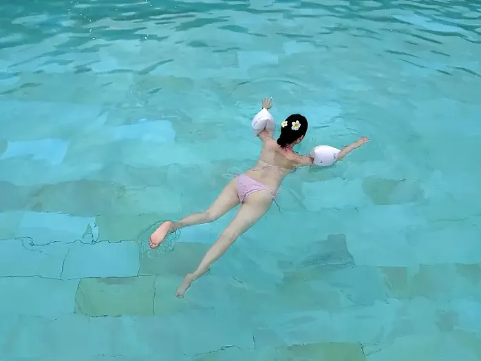 수영을 배웟서요 @sion._.hae