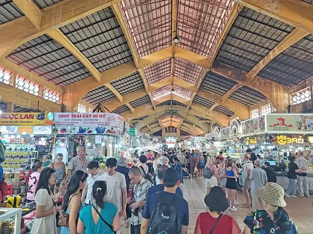 호치민 벤탄시장