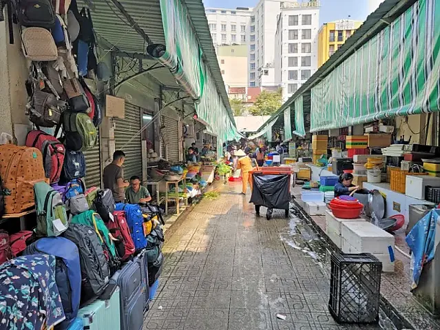 호치민 벤탄시장