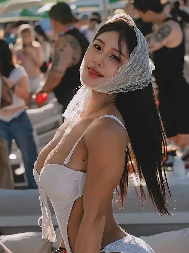 피트니스 모델 유혜지 부산 워터밤