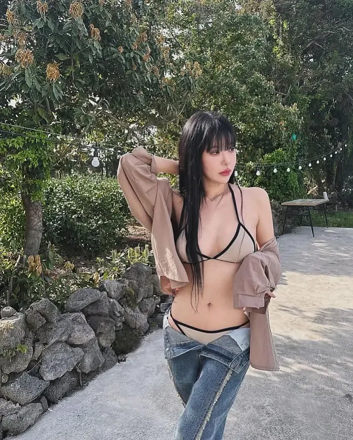 제주도 산다는 슬랜더 섬녀 몸매