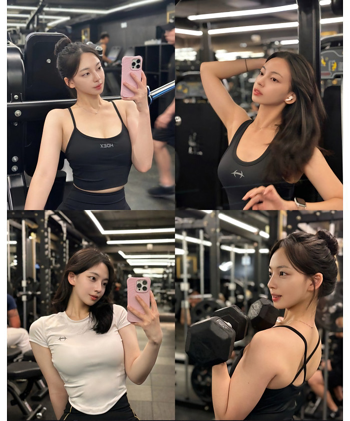 헬스장 카리나 실물 공개