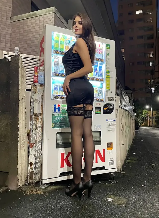 180cm 우크라이나 여성의 일본 여행