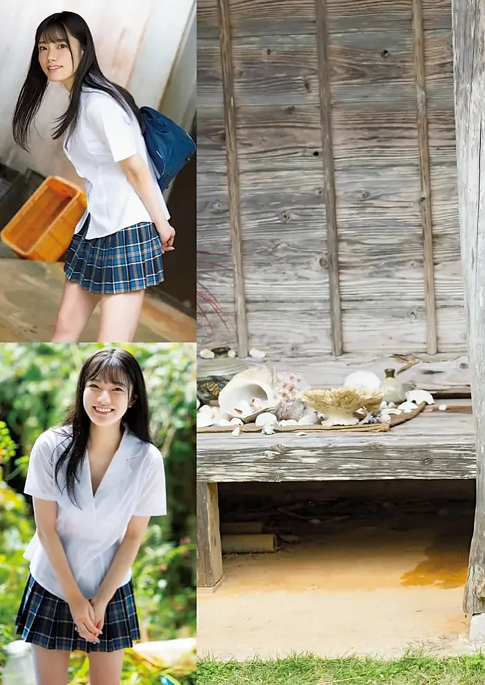 미야시타 레나, 1st 사진집 『투명한 소녀』Set.01